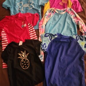 Colorful Kids' Rash Guard Set